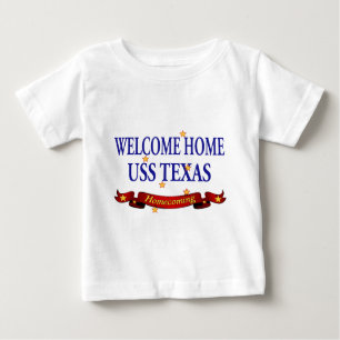 Welcome Home USS Texas Baby T-shirt