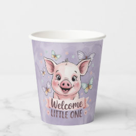 Welcome Litone - Niedliche Pinienbabydusche Pappbecher