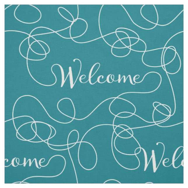 WELCOME nahtlose Muster mit LINIEN Stoff (Muster)