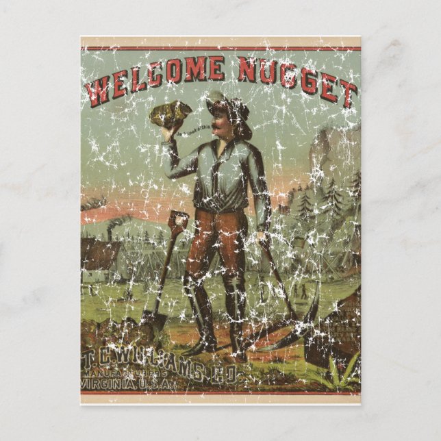 Welcome Nugget-1904 - Not Postkarte (Vorderseite)