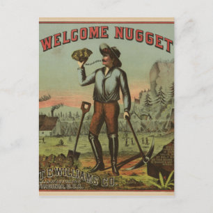 Welcome Nugget Postkarte