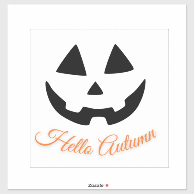 Welcome October  Aufkleber (Blatt)
