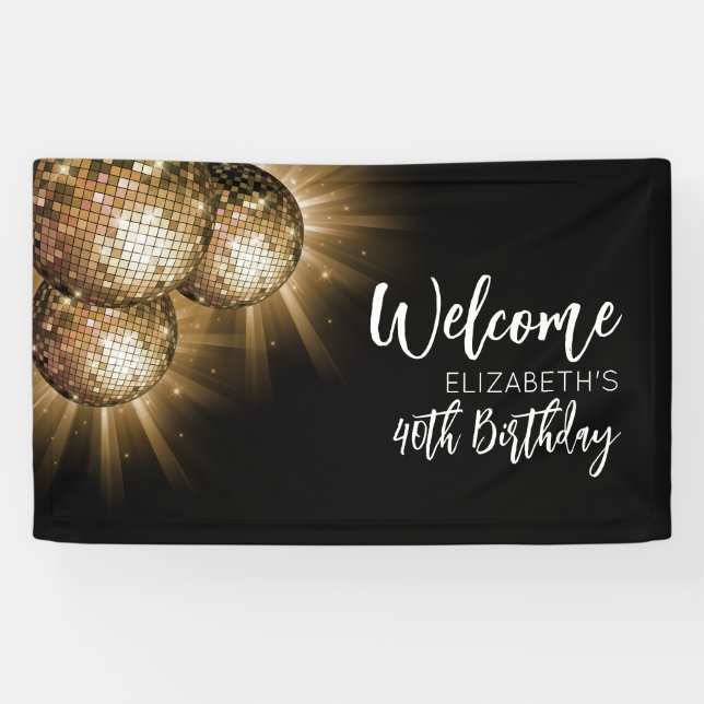 Welcome Party Banner (Horizontal)
