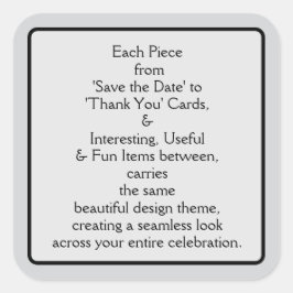 Welcome Pt 3 Quadratischer Aufkleber