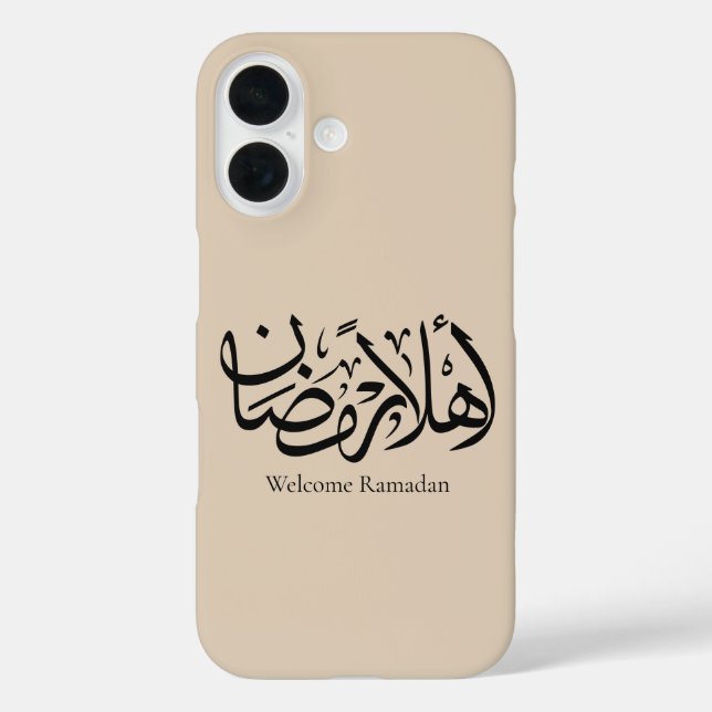 Welcome Ramadan Arabic Calligraphy Thuluth  Case-Mate iPhone Hülle (Rückseite)