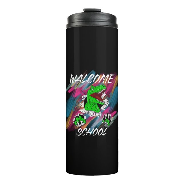 WELCOME SCHOOL WELCOME  BACK TO SCHOOL  THERMOSBECHER (Vorderseite)