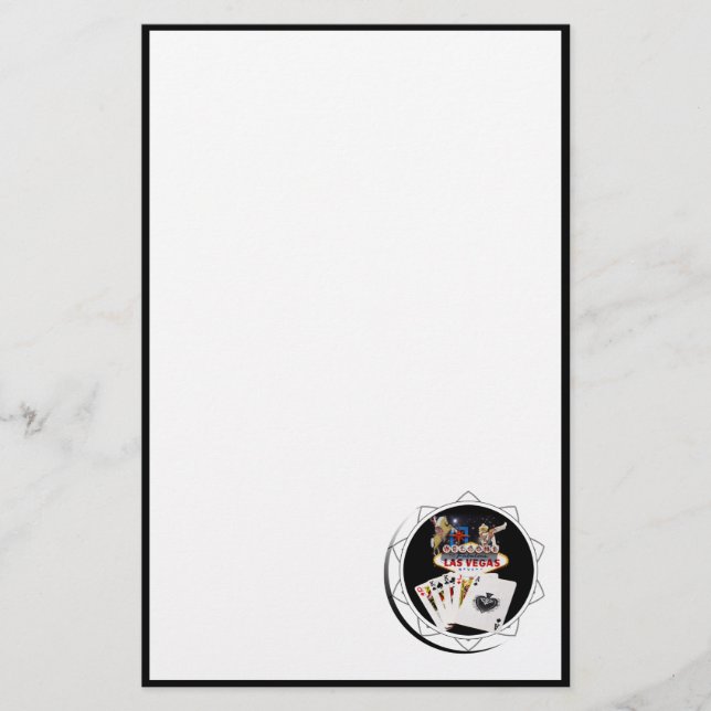 Welcome Sign Black Poker Chip Briefpapier (Vorderseite)