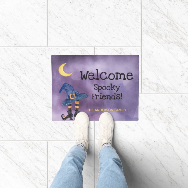 Welcome Spooky Friends Halloween Fußmatte (Indoor)