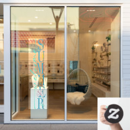 Welcome Summer Season Business Shop Fensteraufkleber