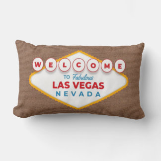 Welcome to Fabulous Las Vegas Nevada Trendy Memory Lendenkissen