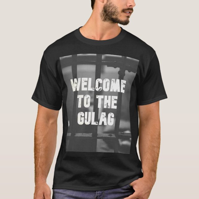 'Welcome to Gulag' Warzone T-Shirt (Vorderseite)