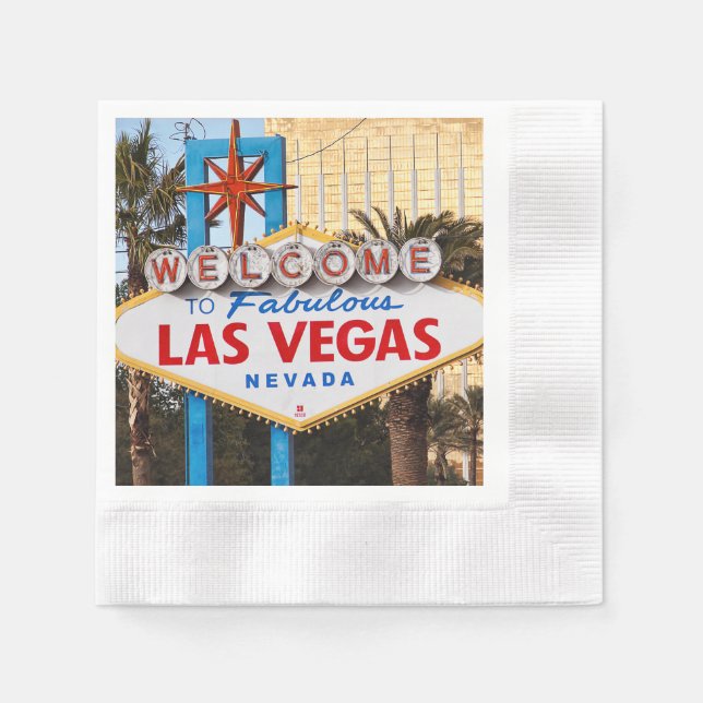 Welcome to Las Vegas Paper Napkins Serviette (Vorderseite)