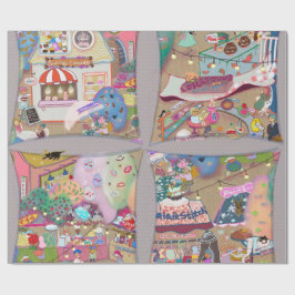 Welcome to My LALATOWN Wrapping Paper 1 Geschenkpapier