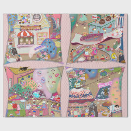 Welcome to My LALATOWN Wrapping Paper 2 Geschenkpapier