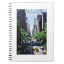 Welcome to New York, USA, Spiral Foto Note Book,