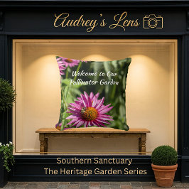 Welcome to our Pollinator Garden Floral Kissen