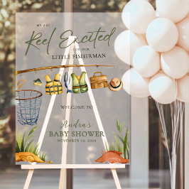 Welcome to our Reel Excited Little Fisherman Baby Acrylschild