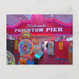 Welcome to Paignton Pier Postkarte