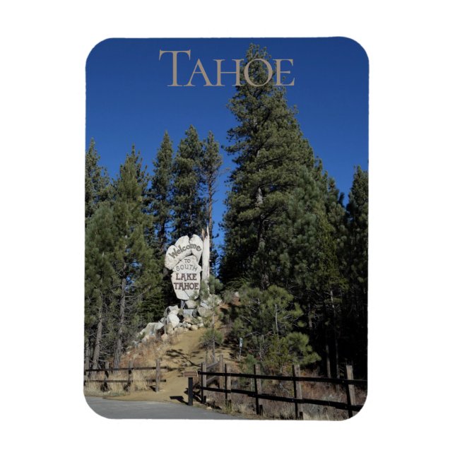 Welcome to South Lake Tahoe Magnet (Vertikal)