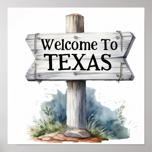 Welcome to Texas  Poster (Vorne)