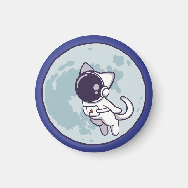 Welcome to the Meoid - Moon Mission Magnet (Vorne)