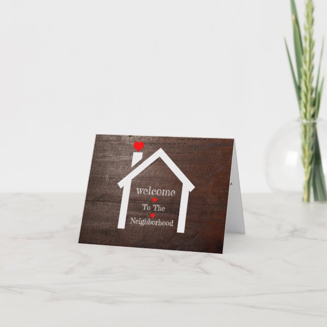 Welcome to the Neighborhood Greeting Card Karte (Vorderseite)