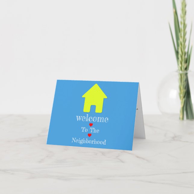 Welcome to the Neighborhood Greeting Card Karte (Vorderseite)