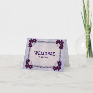 Welcome To The Team Postcard Karte