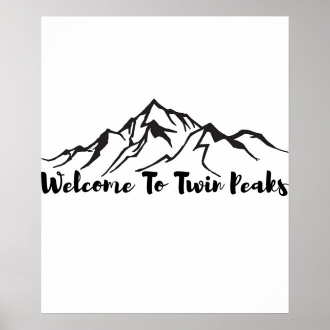 Welcome To Twin Peaks Poster (Vorne)