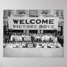 Welcome Victory Boys - WW1 Welcome Zuhause - 1919 Poster