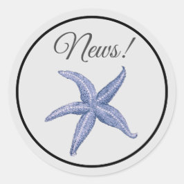 Welcome Wee Baby Runder Aufkleber