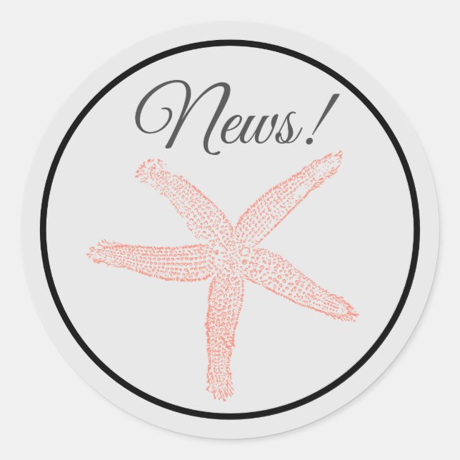 Welcome Wee Baby Runder Aufkleber (Vorderseite)