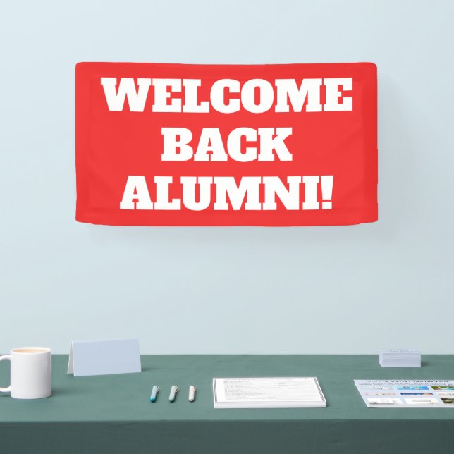 Welcome Zuhause Alumni Banner (Messe)