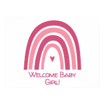 Welcome Zuhause Baby Girl Poster