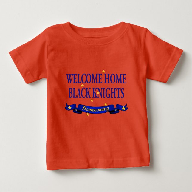 Welcome Zuhause Black Knights Baby T-shirt (Vorderseite)