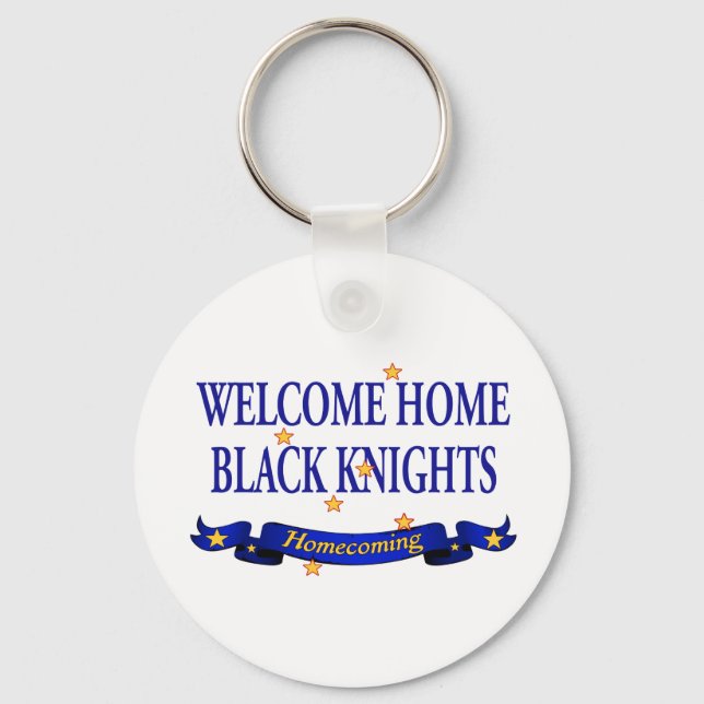 Welcome Zuhause Black Knights Schlüsselanhänger (Vorderseite)
