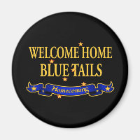 Welcome Zuhause Blue Schwanz