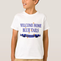 Welcome Zuhause Blue Schwanz
