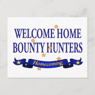 Welcome Zuhause Bounty Junters Postkarte