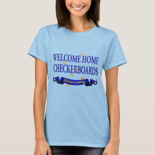 Welcome Zuhause-Checkboards T-Shirt