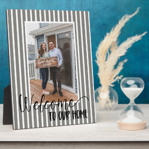 Welcome Zuhause Custom Foto Plaque Fotoplatte