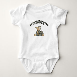 Welcome Zuhause Daddy (Boys) Baby Strampler