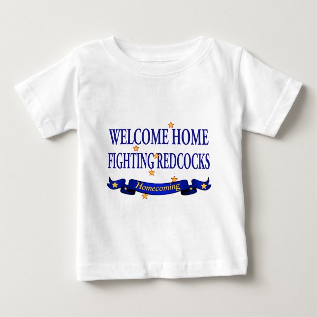 Welcome Zuhause Fighting Redcocks Baby T-shirt (Vorderseite)