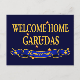 Welcome Zuhause Garudas Postkarte