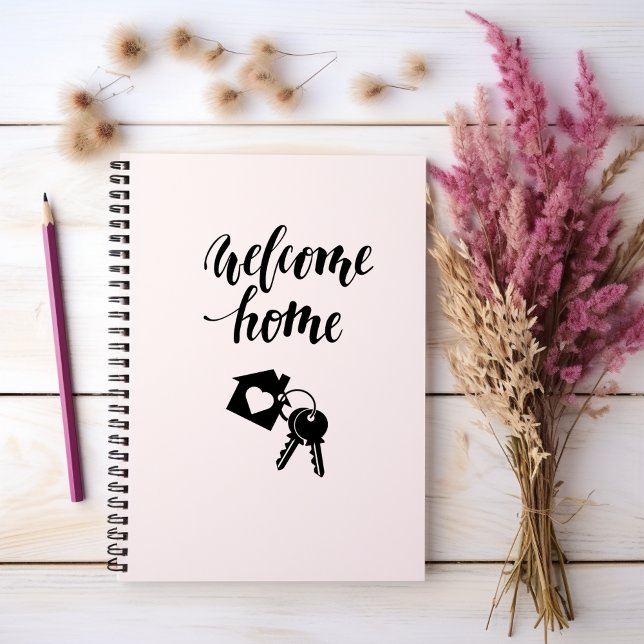 Welcome Zuhause House Key New Zuhause Buyer Notebo Notizbuch (Von Creator hochgeladen)