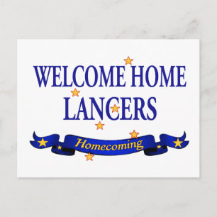 Welcome Zuhause Lancers Postkarte