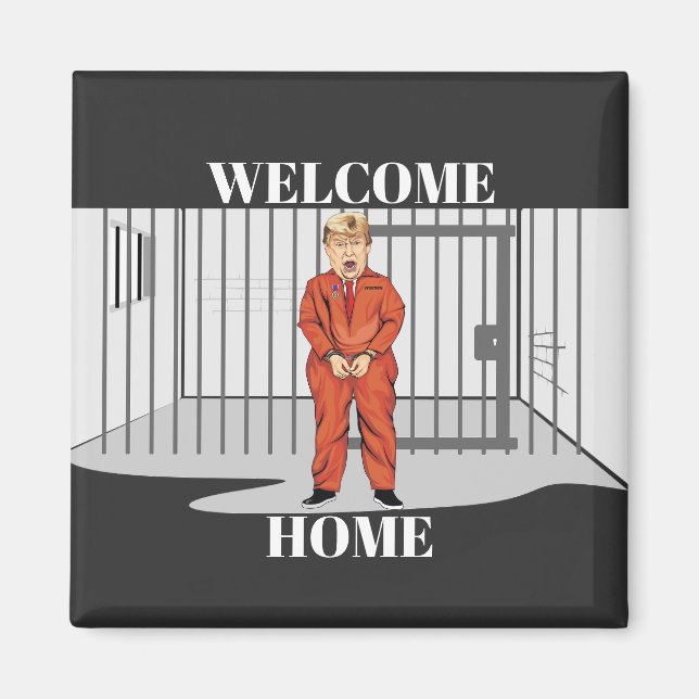 Welcome Zuhause Magnet (Vorne)