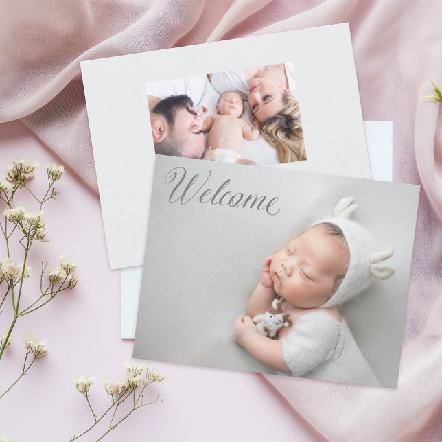 Welcome Zuhause New Baby Ankündigung (Von Creator hochgeladen)