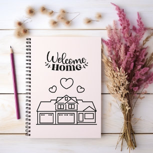 Welcome Zuhause New Zuhause Buyer Notebook Notizbuch