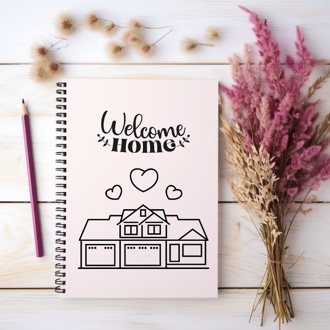 Welcome Zuhause New Zuhause Buyer Notebook Notizbuch (Von Creator hochgeladen)